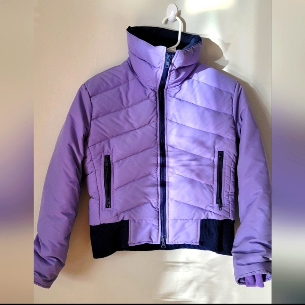 Women's Purple Puffer Jacket